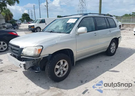 2004 Toyota Highlander V6 из США, поврежденный, VIN JTEDP21A240042431